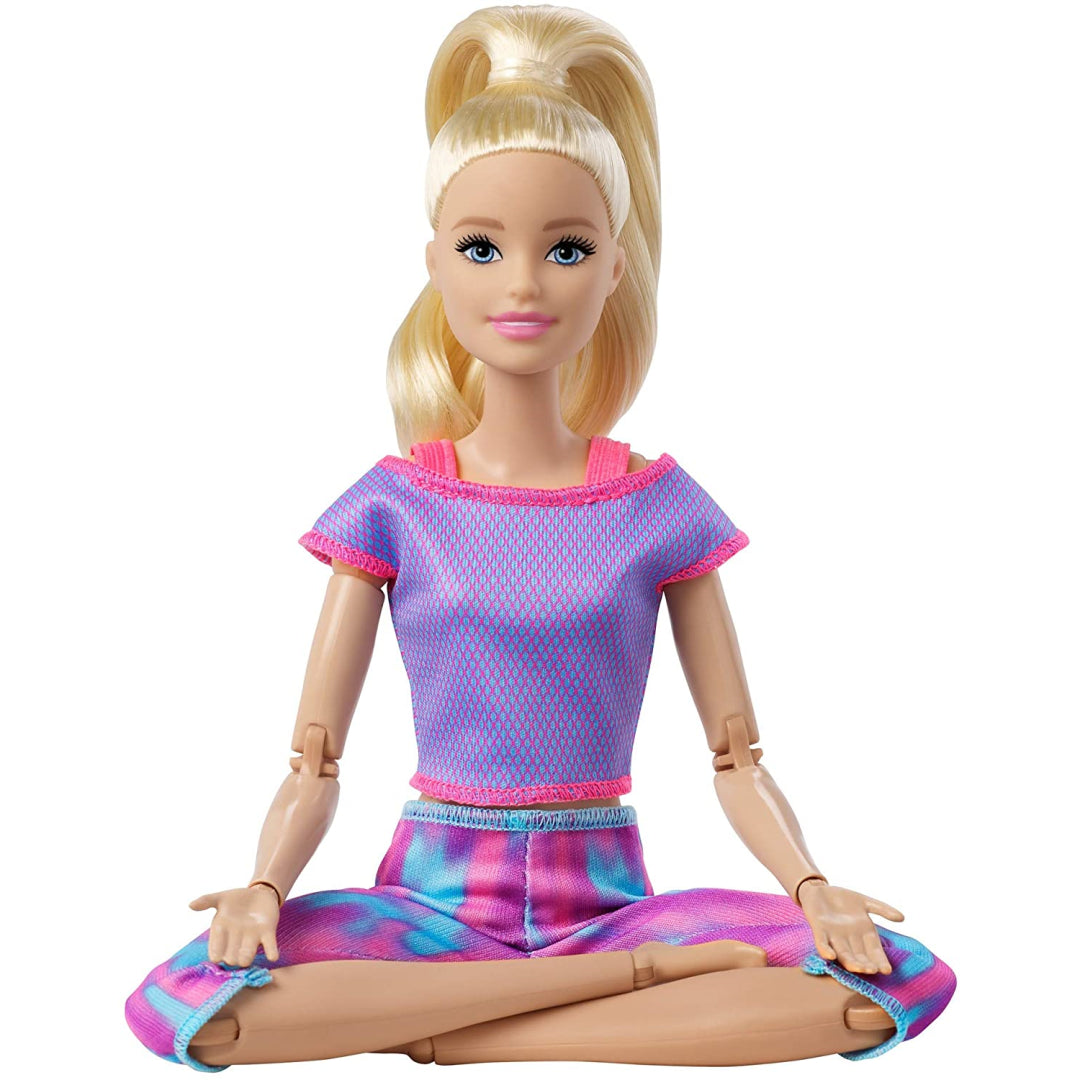 Made Move Doll Posable New Ultimate Yoga Top Brunette Blue New