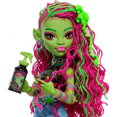 Monster High Venus Mcflytrap Core Doll with Plant Monster Pet Cat Chewlian