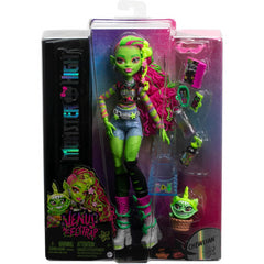 Monster High Venus Mcflytrap Core Doll with Plant Monster Pet Cat Chewlian