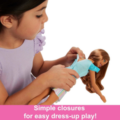 My First Barbie Doll Soft Touch Poseable Body - Teresa