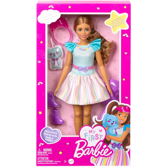 My First Barbie Doll Soft Touch Poseable Body - Teresa