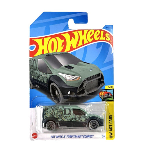 Hot Wheels Die-Cast Vehicle Art Cars Ford Transit Connect