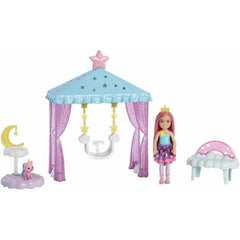 Barbie Dreamtopia Chelsea Doll with Pet Kitten Gazebo & Swing