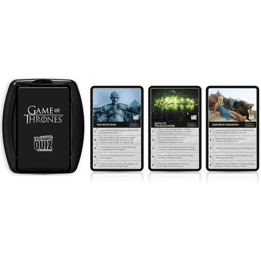 Top Trumps Card Game - Game Of Thrones Quiz