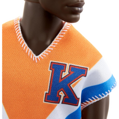 Barbie Fashionistas Ken Doll With Twisted Black Hair Sporty Jersey