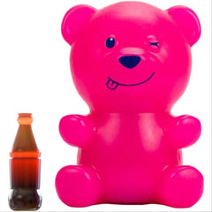 Gummymals Squishy Gummy Interactive Pet Bear with 10 Reactions & Sounds - Pink