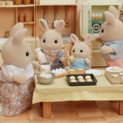 Sylvanian Families - Milk Rabbit Family of 4 Dolls