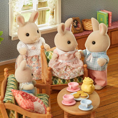 Sylvanian Families - Milk Rabbit Family of 4 Dolls