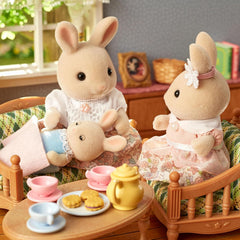 Sylvanian Families - Milk Rabbit Family of 4 Dolls