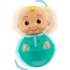 Cocomelon Weebles Wobbles Baby Toy - JJ In Turquoise Pyjamas Figure