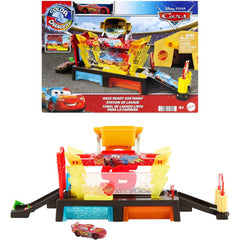 Disney Pixar Cars Race Ready Car Wash Playset Lightning McQueen Vehicle