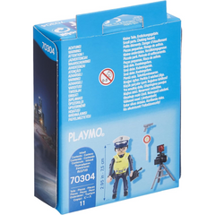 Playmobil 70304 Special Plus Police Officer With Speed Trap Playset