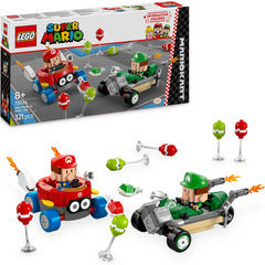 Lego Super Mario 72034 Baby Mario Vs Baby Luigi Mario Kart Construction Playset