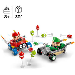 Lego Super Mario 72034 Baby Mario Vs Baby Luigi Mario Kart Construction Playset