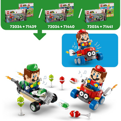 Lego Super Mario 72034 Baby Mario Vs Baby Luigi Mario Kart Construction Playset