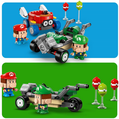 Lego Super Mario 72034 Baby Mario Vs Baby Luigi Mario Kart Construction Playset