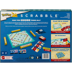 Scrabble Pokemon Word Board Game Includes 50 Challenge Cards