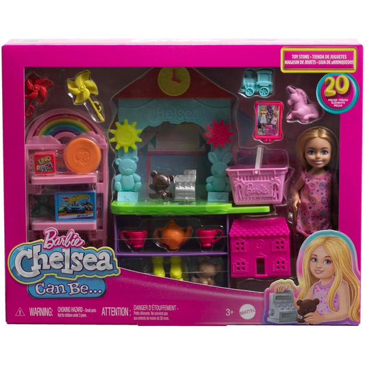 Barbie Chelsea Can Be Toy Store Playset With Furniture and Accessories