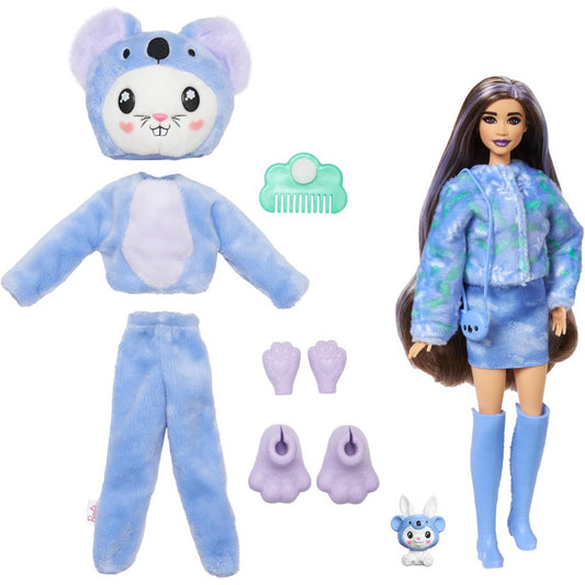 Barbie Cutie Reveal Doll Bunny Rabbit As a Koala and 10 Suprises