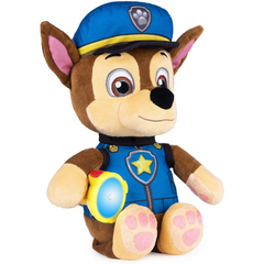 Paw Patrol Snuggle Up Chase Plush with Torch and Sounds