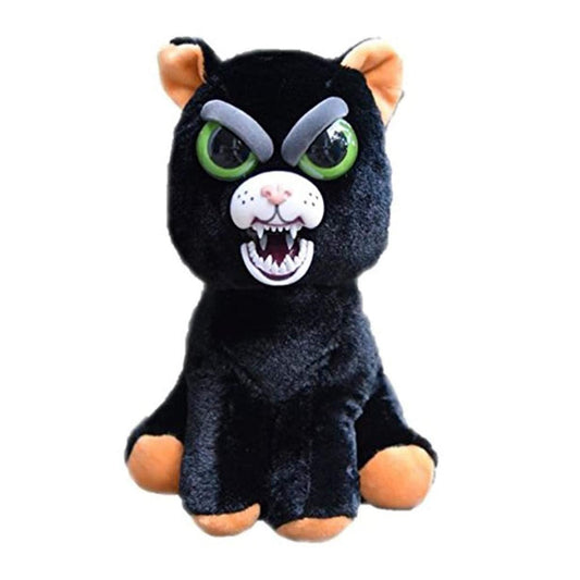 Feisty Pets Katy Cobweb Adorable 8" Plush Stuffed Black Cat