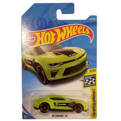 Hot Wheels Die-Cast Vehicle Camaro SS 2018 Green