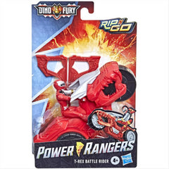 Power Rangers T-Rex Battle Rider & Dino Rip N Go Action Figure & Vehicle