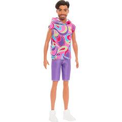 Barbie Fashionista Doll 65th Anniversary #227 Ken Brunette With Beard and Shorts