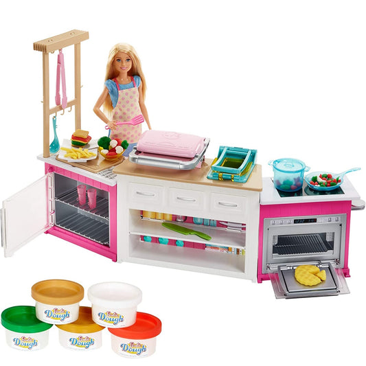 Barbie Careers Ultimate Kitchen with Doll & Cooking Accessories