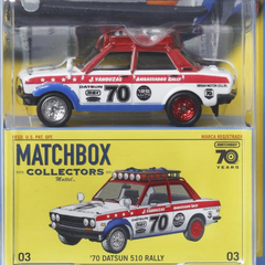 Matchbox Collectors 1970 Datsun 510 70th Anniversary Edition Toy Car