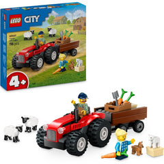 Lego City 60461 Tractor With Trailer & Mini Figures Construction Playset