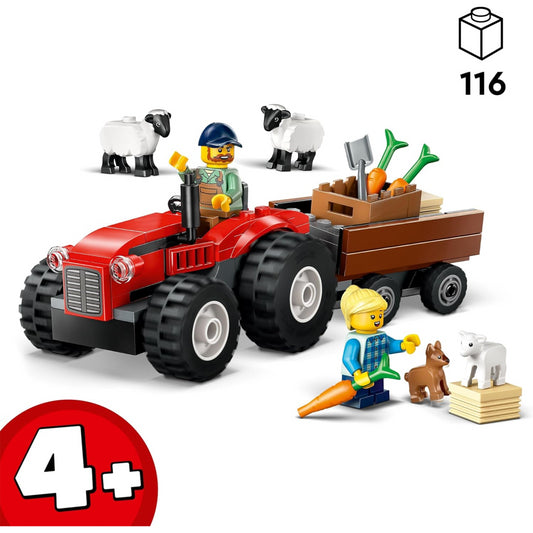 Lego City 60461 Tractor With Trailer & Mini Figures Construction Playset