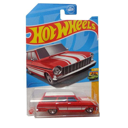 Hot Wheels Die-Cast Vehicle Chevy Nova Wagon 1964