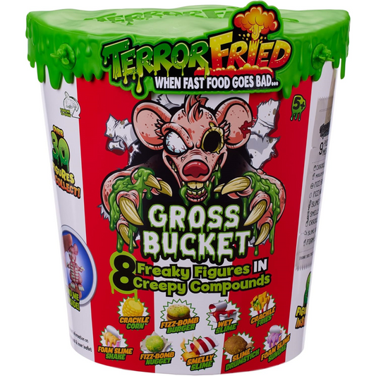 Terror Fried When Fast Food Goes Bad Gross Bucket Pack of 8 Figures