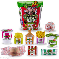 Terror Fried When Fast Food Goes Bad Gross Bucket Pack of 8 Figures