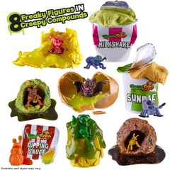 Terror Fried When Fast Food Goes Bad Gross Bucket Pack of 8 Figures