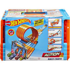 Hot Wheels Action Race Crate 3 Stunts in 1 Race Track