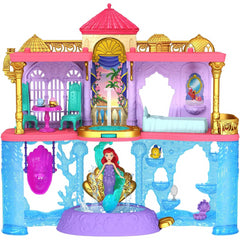 Disney Princess Ariels Land & Sea Castle With Doll & 10 Doll Accessories