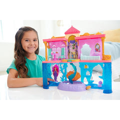 Disney Princess Ariels Land & Sea Castle With Doll & 10 Doll Accessories