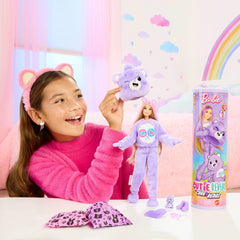 Barbie Cutie Reveal Care Bears Series and 10 Surprises - Purple Share Bear