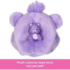 Barbie Cutie Reveal Care Bears Series and 10 Surprises - Purple Share Bear