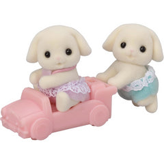 Sylvanian Families - Flora Rabbit Twins 2 Dolls