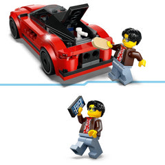 Lego City 60448 Red Sports Race Car & Mini Figure Construction Playset