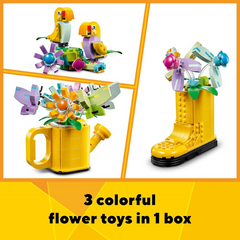 Lego Creator 31149 Flowers In Watering Can Construction Set to Boot and 2 Birds