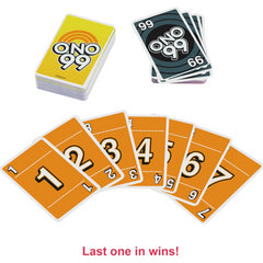 Uno Ono 99 Adding Numbers Card Game