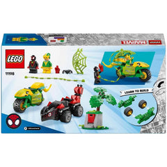 Lego Marvel 11198 Spin And Electro Dinosaur Vehicle Chase 2 Mini Figures Playset