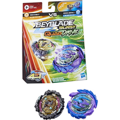 Beyblade Burst Quad Drive - Wrath Fafnir vs Berserk Linwyrm