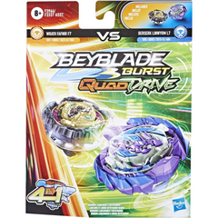 Beyblade Burst Quad Drive - Wrath Fafnir vs Berserk Linwyrm