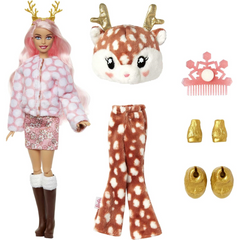 Barbie Cutie Reveal Doll 10 Surprises Snowflake Sparkle Series - Deer