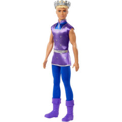 Barbie Royal Ken Blonde Hair Doll and Purple Outfit